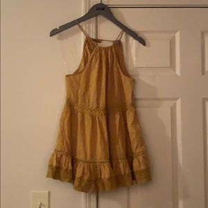 Dark Yellow Charlotte Russe Top